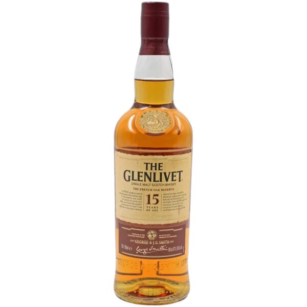 GLENLIVET 15 YO Scotch MALT WHISKY 700ml Ουίσκι ουίσκι